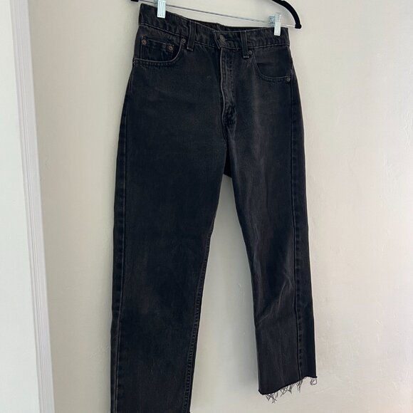 Vintage Levi's 505 30x30 Washed Black Made in USA - Picture 2 of 9